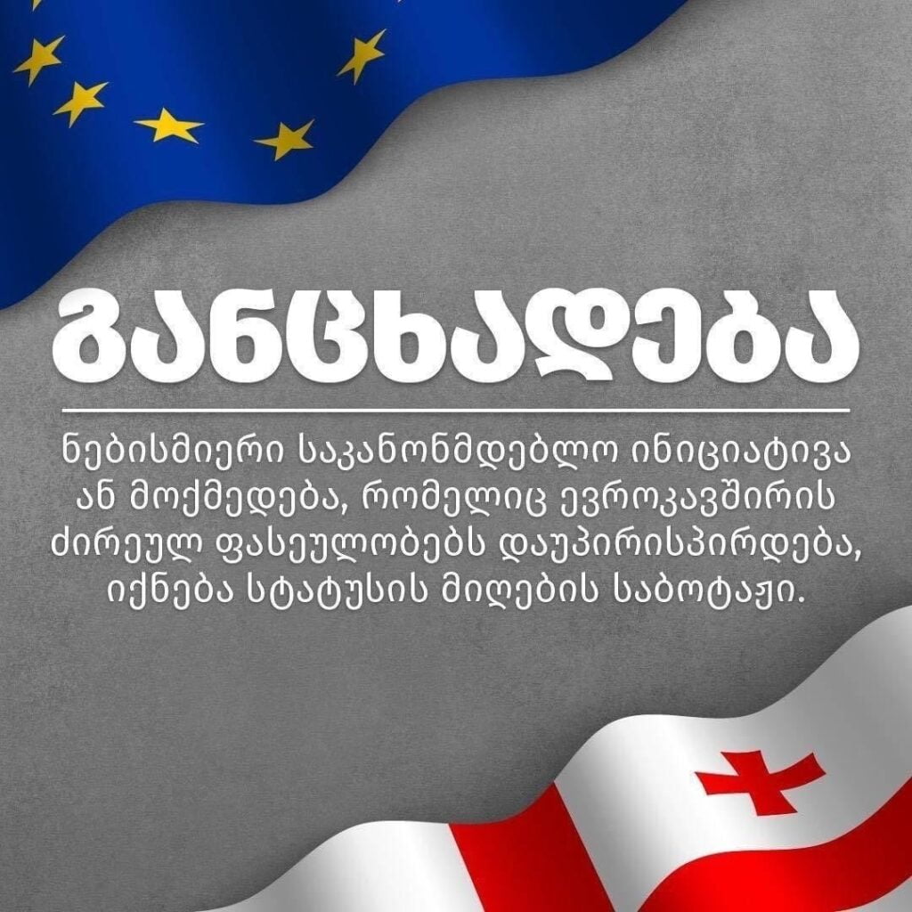 სამოქალაქო საზოგადოების მიმართვა ხელისუფლებას